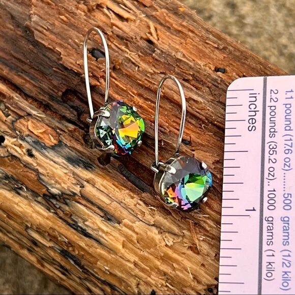 Handcrafted Earrings with Swarovski Crystal - Picture 5 of 5